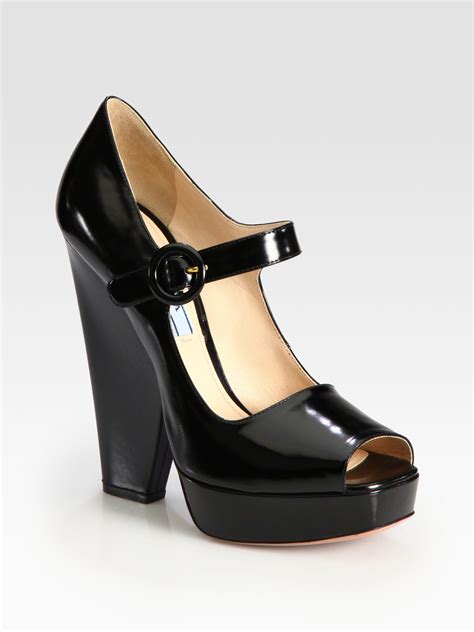 prada mary jane patent|Prada Patent Mary Jane Pumps .